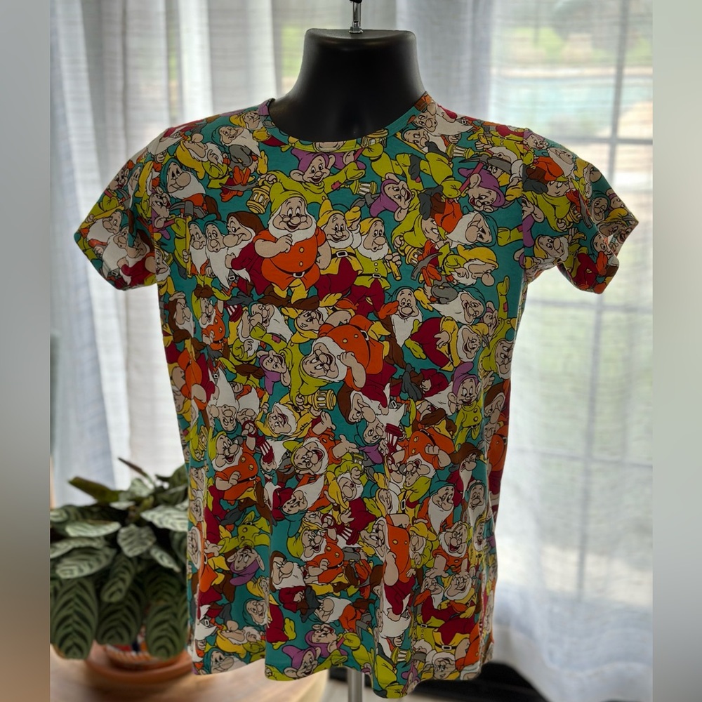Snow White and the 7 seven dwarves dwarfs shirt size 12